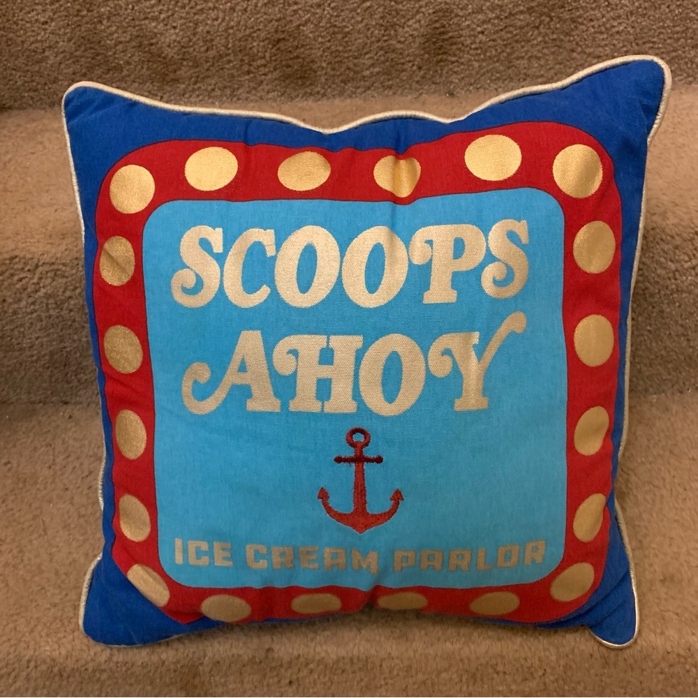 Stranger Things Netflix Scoops Ahoy Throw Pillows